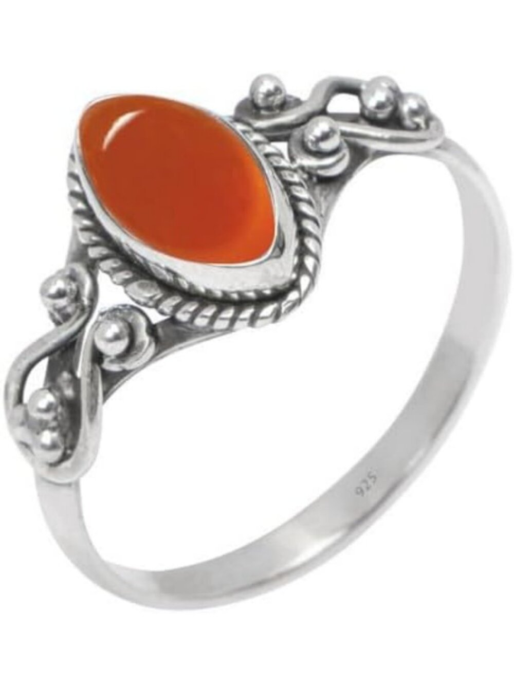 Handmade 925 Sterling Silver Statement Ring with Gemstone - Perfect Gift for Her
